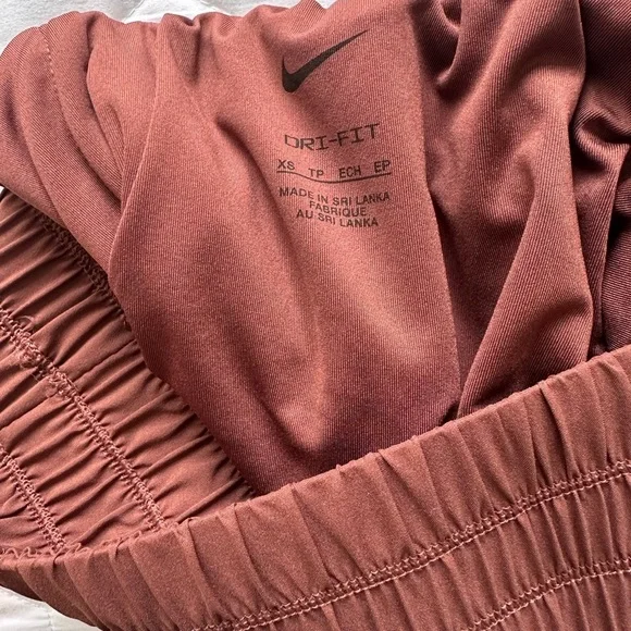 Nike Women's Maroon Athletic Shorts - Picture 4 of 4